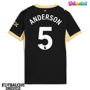 Manchester City Elliot Anderson #5 Dámské Venkovní Dres 2026-27 Krátký Rukáv Manchester City Elliot Anderson #5 Dámské Venkovní Dres 2026-27 Krátký Rukáv